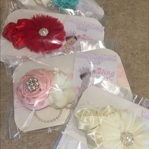 bows with bling for your little ones